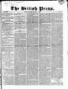 British Press Thursday 17 October 1822 Page 1