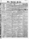 British Press Thursday 12 June 1823 Page 1