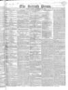 British Press Friday 12 September 1823 Page 1