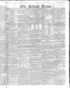 British Press Saturday 27 September 1823 Page 1