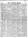British Press Wednesday 01 October 1823 Page 1