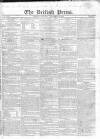 British Press Saturday 20 December 1823 Page 1