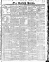 British Press Saturday 13 November 1824 Page 1