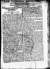 National Register (London) Sunday 03 July 1808 Page 1