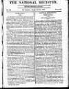 National Register (London) Sunday 12 March 1809 Page 1