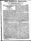 National Register (London) Sunday 23 April 1809 Page 1