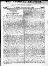 National Register (London) Sunday 08 October 1809 Page 1