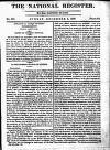 National Register (London) Sunday 03 December 1809 Page 1