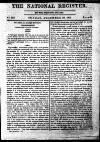 National Register (London) Sunday 24 December 1809 Page 1
