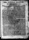 National Register (London) Sunday 07 January 1810 Page 1