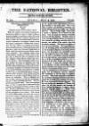 National Register (London) Sunday 06 May 1810 Page 1