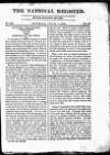 National Register (London) Sunday 01 July 1810 Page 1