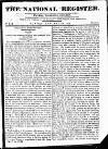 National Register (London) Sunday 19 January 1812 Page 1