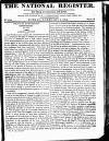National Register (London) Sunday 02 February 1812 Page 1