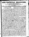 National Register (London) Sunday 23 February 1812 Page 1