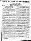 National Register (London) Sunday 14 November 1813 Page 1