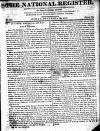 National Register (London) Sunday 26 December 1813 Page 1