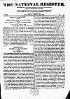 National Register (London) Sunday 10 April 1814 Page 1