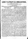 National Register (London) Sunday 24 April 1814 Page 1