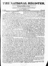 National Register (London) Sunday 15 May 1814 Page 1