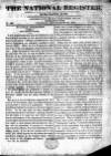 National Register (London) Sunday 25 December 1814 Page 1