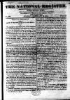 National Register (London) Sunday 12 February 1815 Page 1