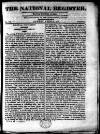 National Register (London) Sunday 02 April 1815 Page 1
