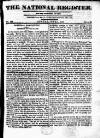 National Register (London) Sunday 04 June 1815 Page 1