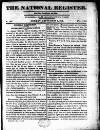 National Register (London) Sunday 03 September 1815 Page 1
