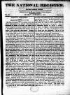 National Register (London) Sunday 01 October 1815 Page 1