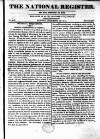 National Register (London) Sunday 17 December 1815 Page 1