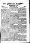 National Register (London) Monday 01 September 1817 Page 1