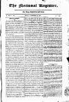 National Register (London) Sunday 19 September 1819 Page 1