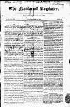 National Register (London) Sunday 10 October 1819 Page 1