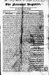 National Register (London) Monday 15 November 1819 Page 1