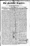National Register (London) Monday 29 November 1819 Page 1