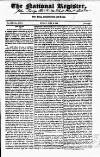 National Register (London) Sunday 09 July 1820 Page 1