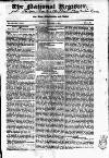 National Register (London) Sunday 01 October 1820 Page 1