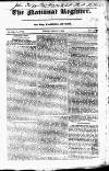 National Register (London) Monday 07 January 1822 Page 1