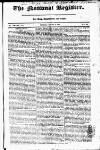National Register (London) Sunday 13 January 1822 Page 1