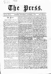 Press (London) Saturday 01 October 1853 Page 1