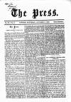 Press (London) Saturday 08 October 1853 Page 1