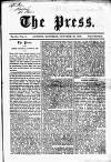 Press (London) Saturday 22 October 1853 Page 1