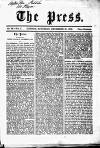 Press (London) Saturday 31 December 1853 Page 1