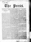 Press (London) Saturday 04 March 1854 Page 1