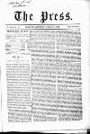 Press (London) Saturday 15 April 1854 Page 1