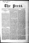 Press (London) Saturday 06 May 1854 Page 1
