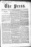Press (London) Saturday 30 December 1854 Page 1