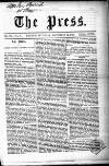 Press (London) Saturday 24 November 1855 Page 1