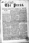 Press (London) Saturday 15 December 1855 Page 1